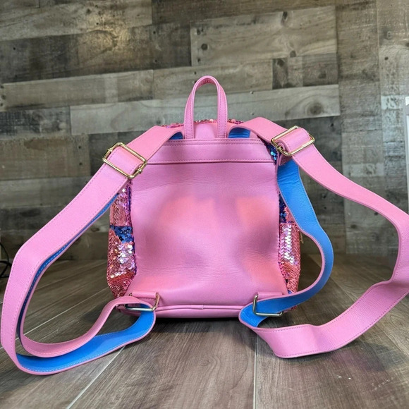 Disney Sleeping Beauty “Make It Pink! Make It Blue!” Loungefly Backpack Sequin. main image 10